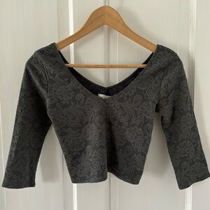Abercrombie and fetch stretchy crop top size medium